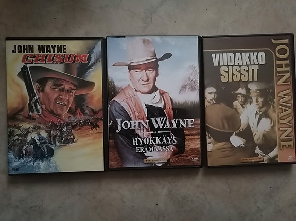 John Wayne elokuvat 3 kpl