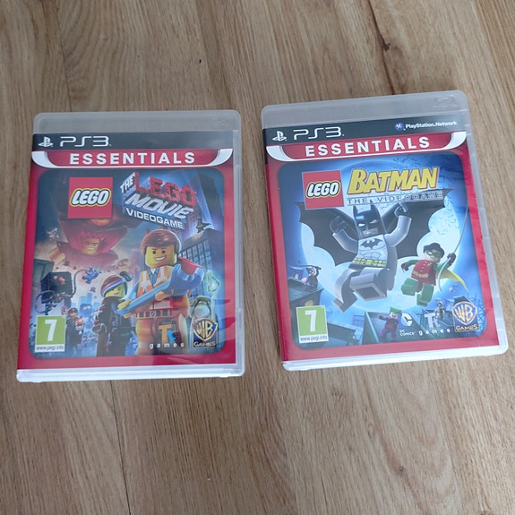 PS3 Lego Movie Videogame ja Batman the videogame