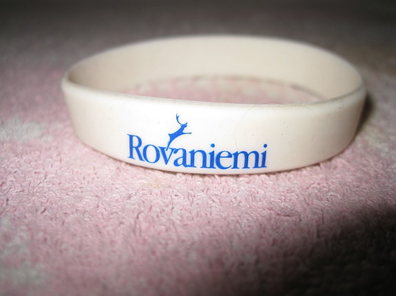 Rovaniemi-ranneke valkoinen