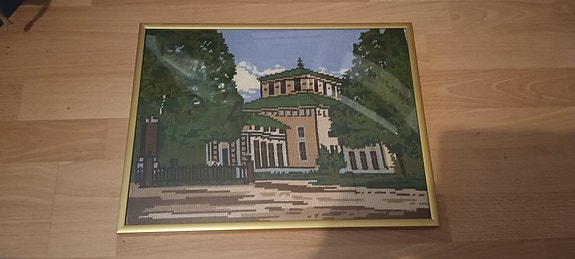 Kanavatyö Lieksan vanha kirkko.