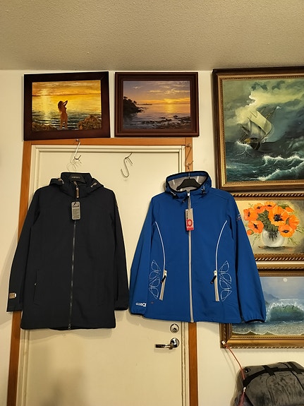 Icepeak softshell pitkä takki 36, torstai softshell takki 38