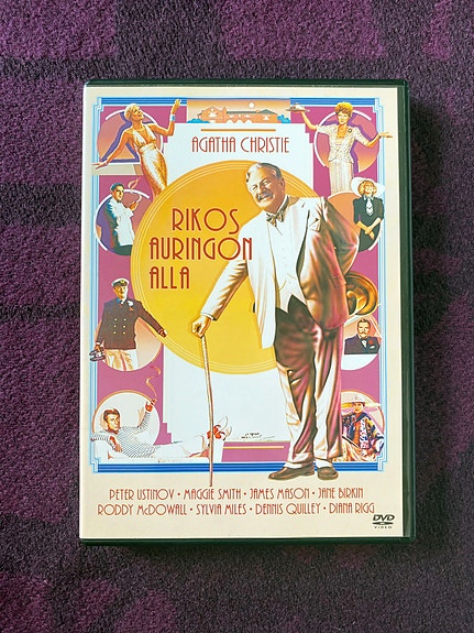 Rikos auringon alla DVD Agatha Christie