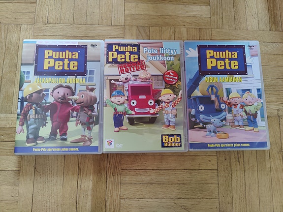Puuha Pete -dvd:itä