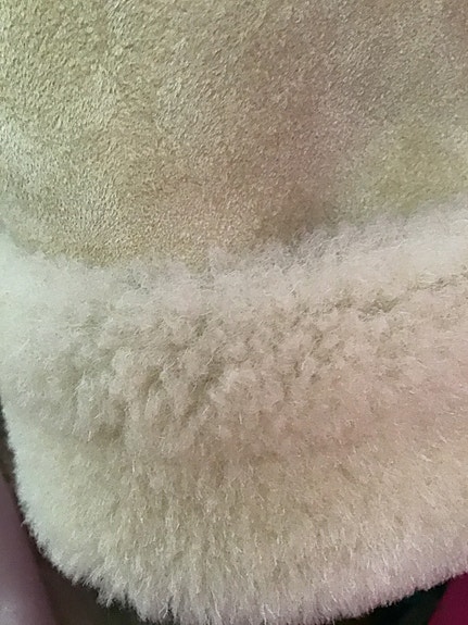 Nahkatakki vaalea keltainen, 44, turkkitakki, shearling