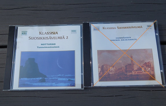 CD levy,  klassinen musiikki.