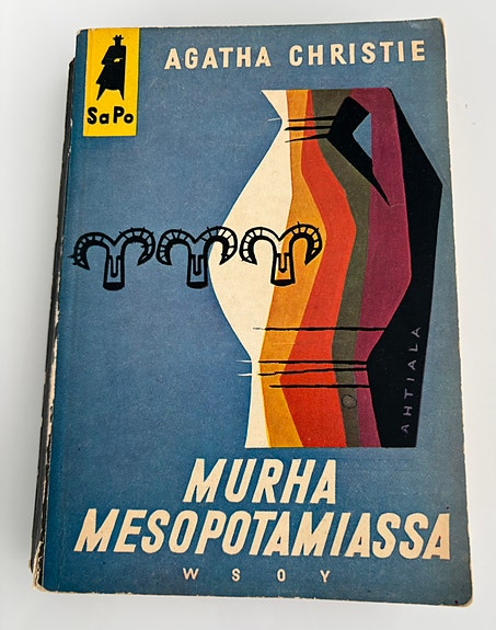 Agatha Christie – Murha Mesopotamiassa (1957 pokkari, vintage)