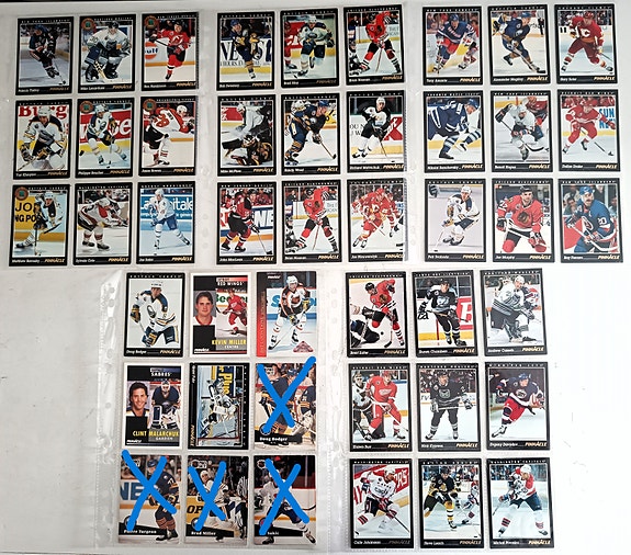 PINNACLE  Jääkiekkokortteja 41  kpl