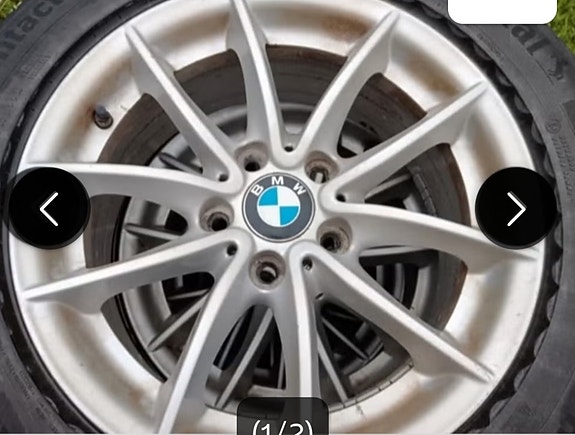 BMW alkuperäisvanteet Continental Ultracontact kesärenkain