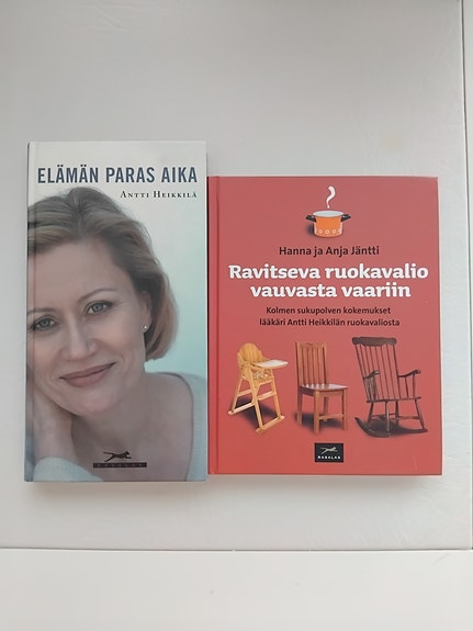 Antti Heikkilä ja Hanna Jäntti kirjat