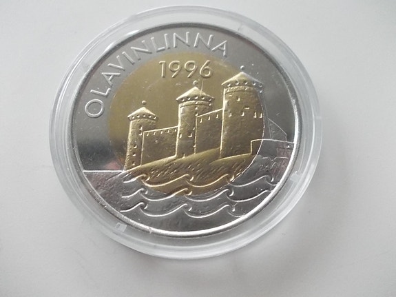 Olavinlinna 1996, 5 euro Suomi