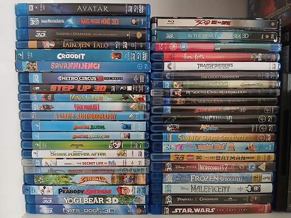Blu-ray 3D elokuvia , hinnat alkaen