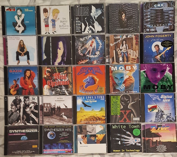 CD-levyjä