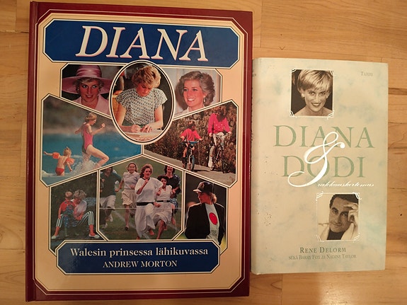 Prinsessa Diana - kaksi kirjaa, Vantaa/Imatra/posti