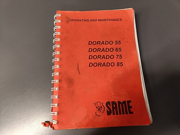 Same Dorado 55, 65, 75 ja 85 ohjekirja traktoriin
