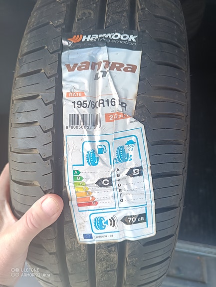 Hankook Vantra LT kesärenkaat 195/60 R16C