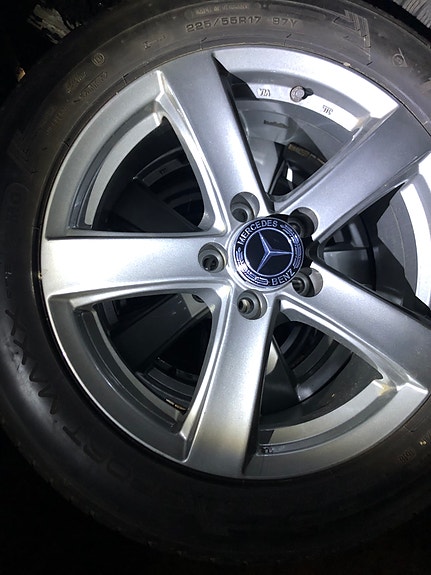 MB alut 5x112 TPMS kesä 225/55-17 hyvät h.450e