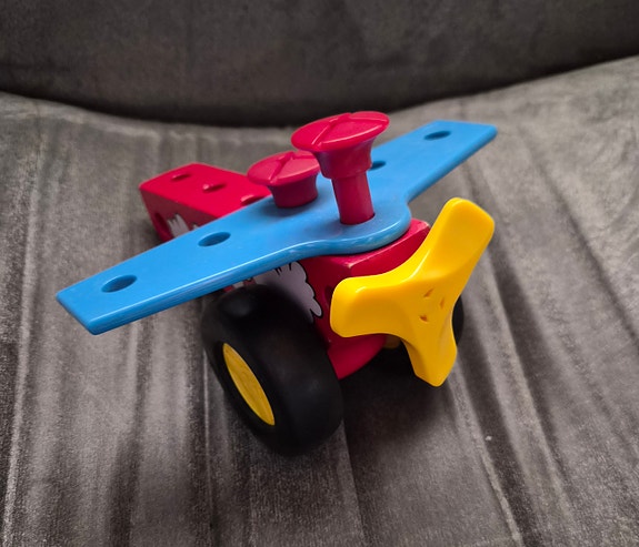 Brio Builder lentokone + rakennuspalikoita