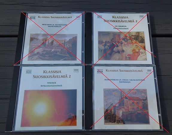 CD levy, klassinen musiikki.