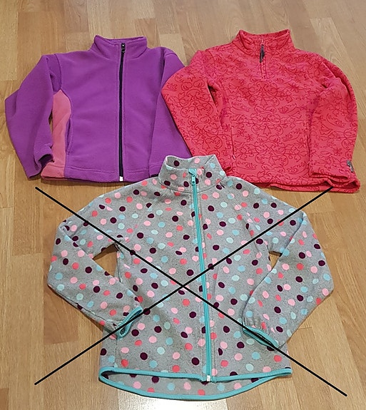 Fleece takkeja