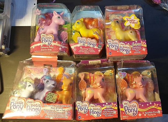 My Little Pony G3 poneja paketissa
