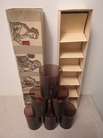 Iittala lila lasit 6kpl i-114 Karhula Lahja Lahjapakkaus