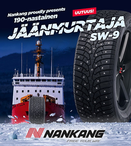 Uudet Nankang 215/65R16 nastarenkaat rahteineen