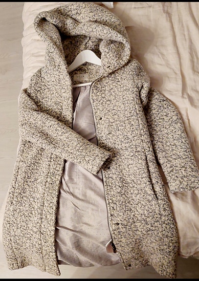 Vila hupullinen talvitakki 36