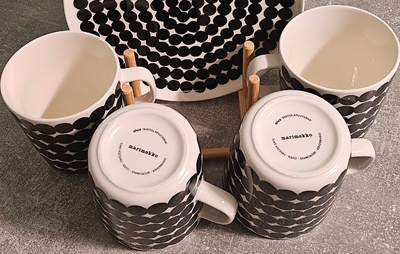 Marimekko siirtolapuutarha mukit