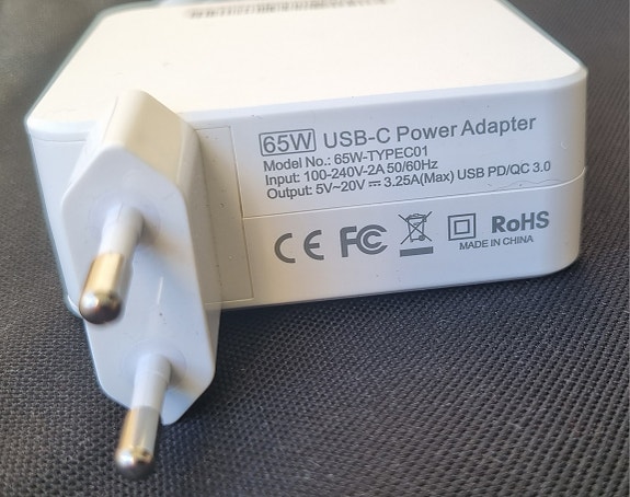 MacBook Type-C charger 65W (laturi/adapteri)