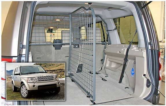 LR Discovery 3/4 koiraverkko ja tilanjakaja