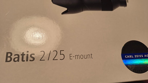 Zeiss Batis 25mm f2 Sony e mount