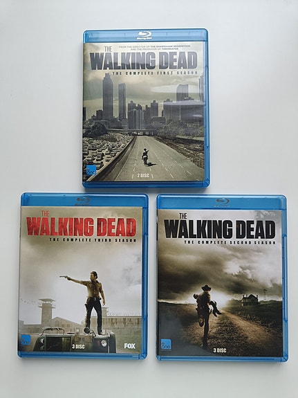 The Walking Dead kaudet 1-3 Blu-ray