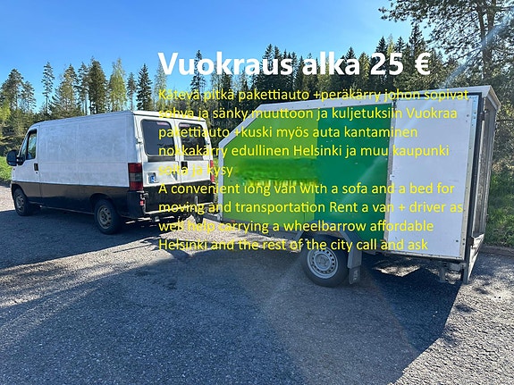 Vuokra pakettiauto edullinen
