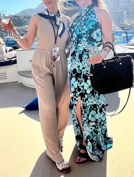 Michael Kors floral print maxi dress xs