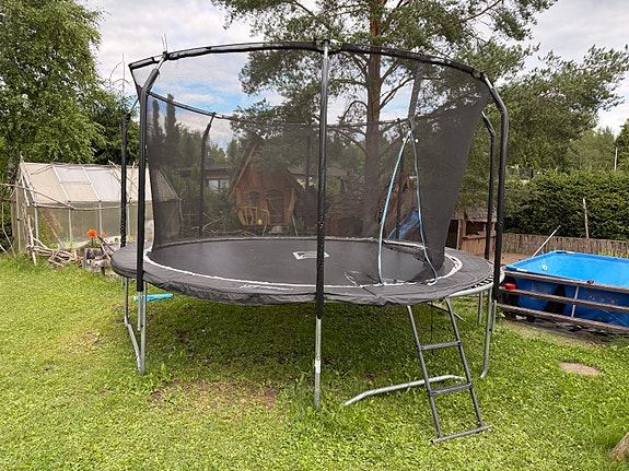 iSport AIR PREMIUM 4,3 m trampoliini + turvaverkko + tikkaat