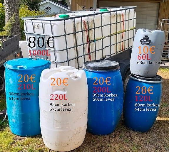 1000L VESISÄILIÖ,vesi kontti