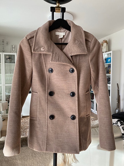 Takki, kevättakki, beige, 32-34, uudenveroinen