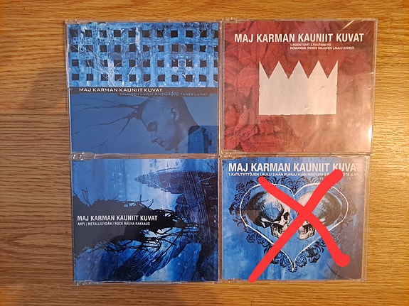 Maj karman kauniit kuvat sinkut 3 kpl