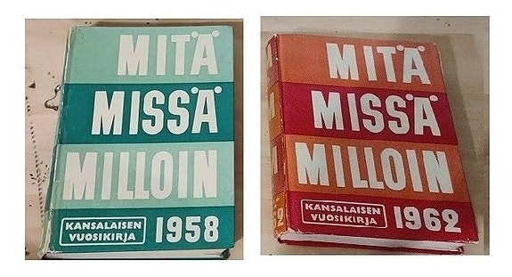 Mitä Missä Milloin 1958, 1962