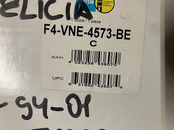 Skoda Favorit/Felicia Etuiskarit Bilstein 89-00