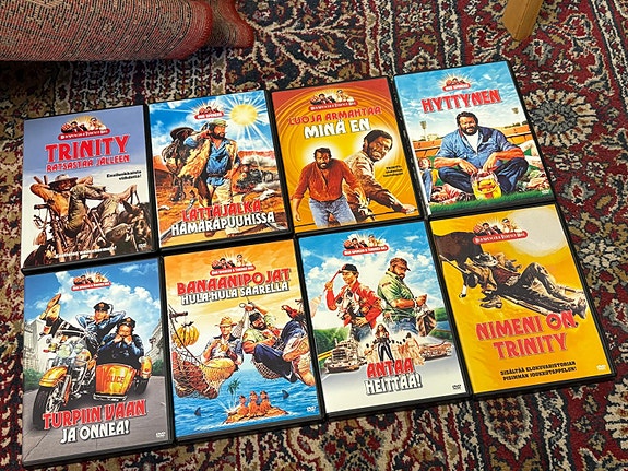 Bud Spencer ja Terence Hill elokuvapaketti 8 kpl