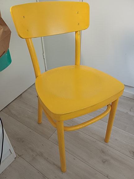 2 kpl keltaiset tuolit