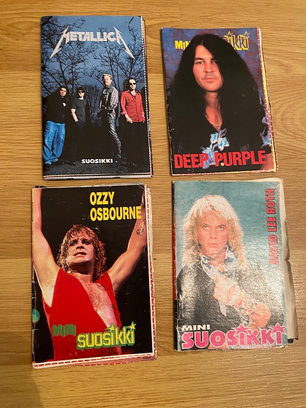 Minisuosikit Deep Purple Ozzy Osbourne David Lee Roth Metallica