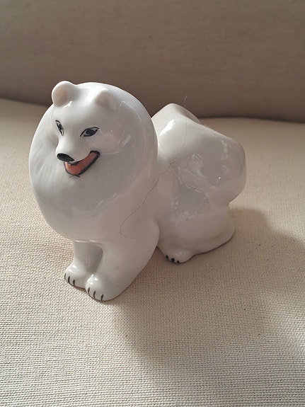 Retro Lomonosov koira figuuri, 3 kpl.