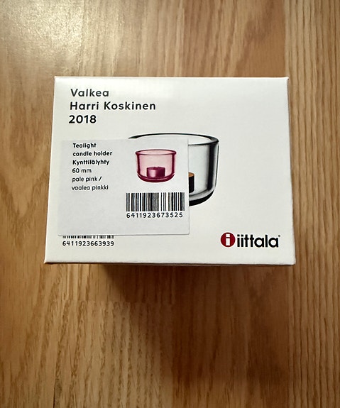 Iittala Valkea vaalea pinkki