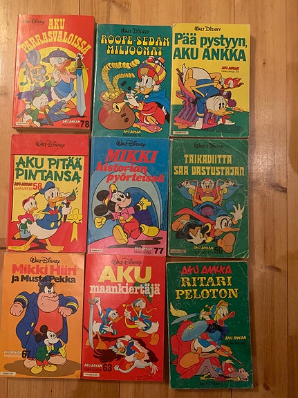 Aku Ankka taskukirja nrot 13-86