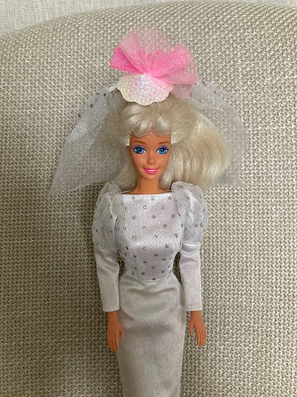 Barbie hääpuvussa 1990-luku Vintage