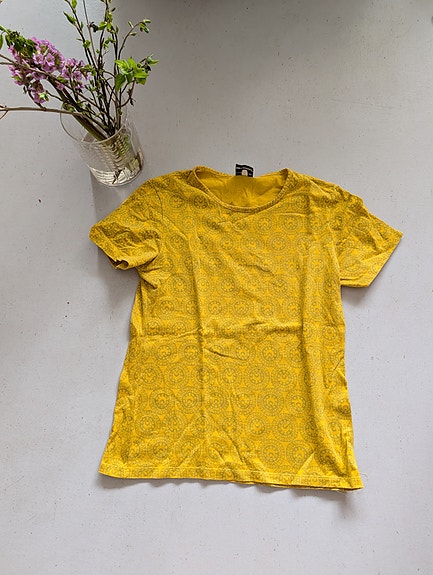 Keltainen Marimekko xs t-paita