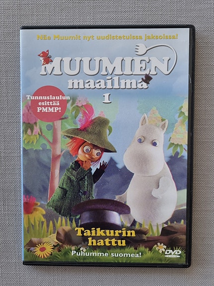 DVD Muumien maailma 1: Taikurin hattu