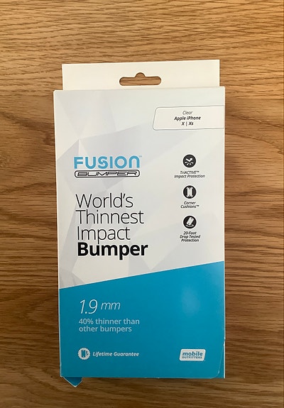 iPhone X / XS Fusion Impact Bumper suojakuori / reunasuoja